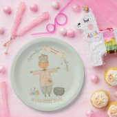 Schattige  vogelverschrikker Halloween Bash Papieren Bordje (Feest)