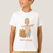 Schattige  vogelverschrikker Halloween Bash T-shirt (Voorkant)