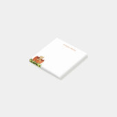 Schattige Vos Pompoen Post-it® Notes (Schuin)