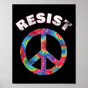 Schattige Vredesteken Vreedzaam protest Verzet Poster