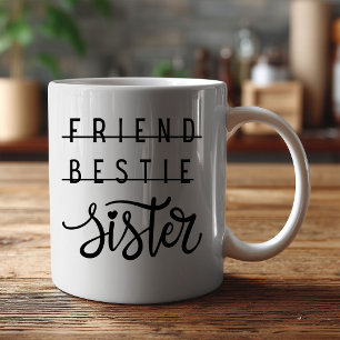 Schattige vriendin beste vriendin zus koffiemok