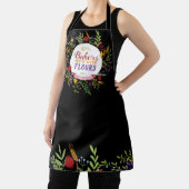 Schattige vrolijk bakker bloemenSchort Schort (Insitu)