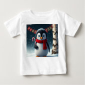 "Schattige Vrolijk Kerstfeest Baby T-shirt – Schat (Voorkant)