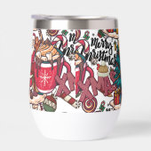 Schattige vrolijk kerstfeest – feestelijk (Rechts)