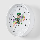 Schattige vrolijk lachende dansende kabouter, een  (Hoek)