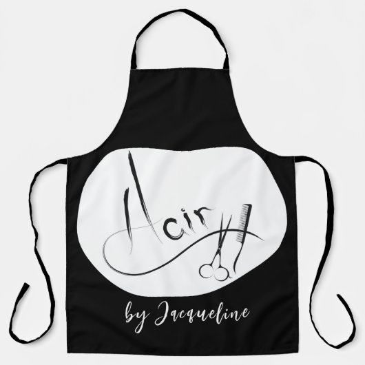 Schattige Vrouwen Haar Styling Schort (Voorkant)
