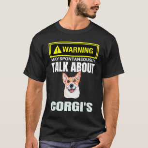 Schattige Waarschuwing Kan Spontaan Praten Over Co T-shirt