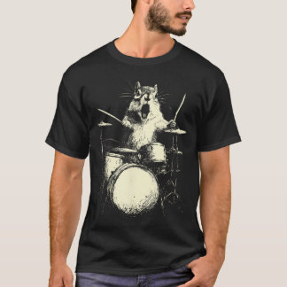 Schattige Wangzanger Speelt op Drums Grappige Muzi T-shirt