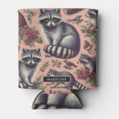  Schattige wasbeer Blikjeskoeler (Voorkant)