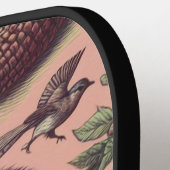 Schattige wasbeer Pickleball Paddle (Links Detail)