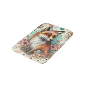 Schattige  Watercolo Fox Schilderen Badmat (Gekanteld)