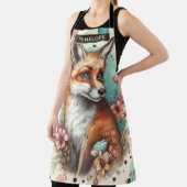 Schattige  Watercolo Fox Schilderen Schort (Insitu)