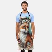 Schattige  Watercolo Fox Schilderen Schort (Gedragen)