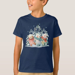 Schattige Watercolor Ijsberen T-shirt