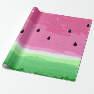 Schattige watermeloenontwerp cadeaupapier