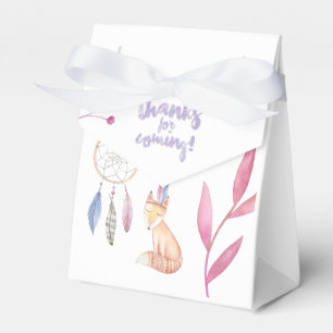 Schattige Waterverf Boho Tribale Baby Shower Bedan Bedankdoosjes