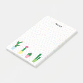 Schattige waterverf cactus post-it® notes (Schuin)