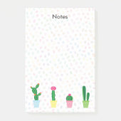 Schattige waterverf cactus post-it® notes (Voorkant)