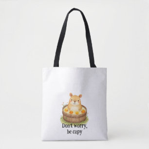 Schattige Waterverf Capybara in Bubbelbad met Sina Draagtas