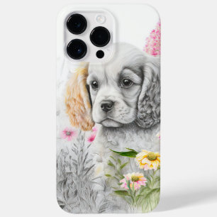 SCHATTIGE WATERVERF COCKER SPANIEL PUPPY DOG Case-Mate iPhone 14 PRO MAX HOESJE