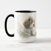 SCHATTIGE WATERVERF COCKER SPANIEL PUPPY DOG MOK (Links)