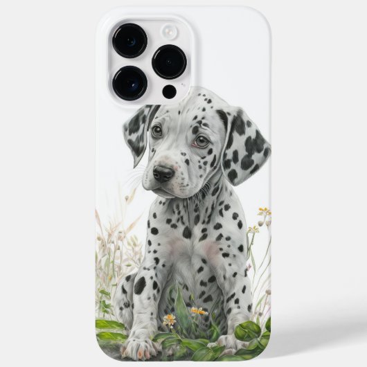SCHATTIGE WATERVERF DALMATIAN PUPPY DOG Case-Mate iPhone CASE (Achterkant)