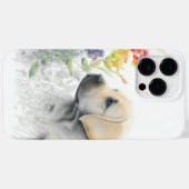 SCHATTIGE WATERVERF GEEL LABRADOR RETRIEVER DOG Case-Mate iPhone CASE (Achterkant (horizontaal))