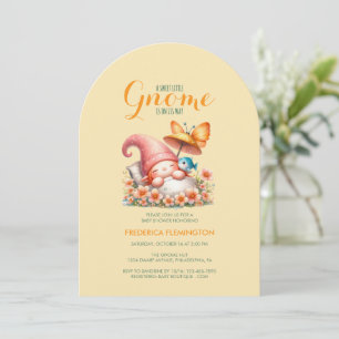 Schattige Waterverf Kabouter Baby Shower Kaart