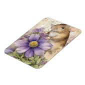 Schattige Waterverf Spring Mouse Magneet (Linkerzijde)