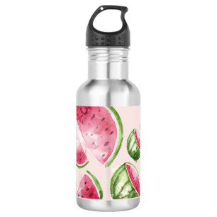 Schattige Waterverf Watermeloen Waterfles