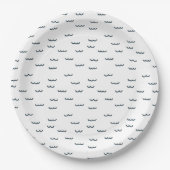 Schattige Wave Pattern Verjaardagspapier Bord (Voorkant)
