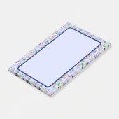 Schattige Wereldreiziger Collage Post-it® Notes (Schuin)
