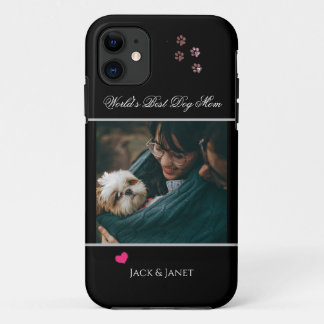Schattige Werelds Beste Moeder | Hond Poot met Har iPhone 11 Hoesje