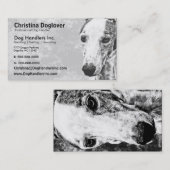 Schattige Whippet Dog Visitekaartje (Voorkant / Achterkant)