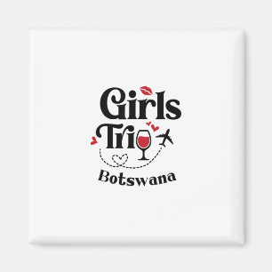 Schattige wijnmeisjesreis Botswana-reis Vakantie Magneet