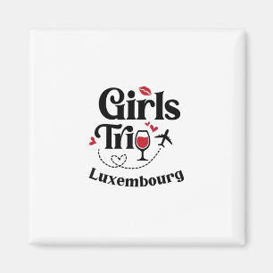Schattige wijnmeisjesreis Luxemburg Vakantie Magneet