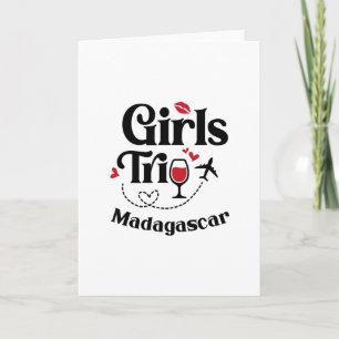 Schattige wijnmeisjesreis Madagaskar Vakantie Kaart