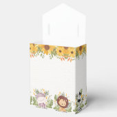 Schattige wild dier in oerwoud verjaardagsfeestje bedankdoosjes (Geopend)