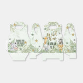 Schattige Wild One Safari Animals Party Boxes Bedankdoosjes (Uitgevouwen)
