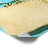 schattige  winkelier poster (Hoek)