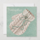 Schattige wintergaren mitten  blauwgroen grijs rus (Voorkant)