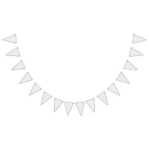 Schattige winterkattenpatroon met sjaals en sneeuw vlaggetjes