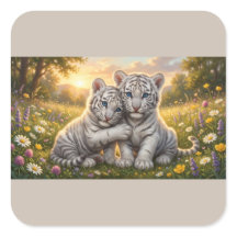 Schattige Witte Tijgerwelpen – Mooie Vriendschaps 