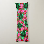 Schattige woestijnpatroon van het Roos Lichaamskussen (Achterkant (Verticaal))