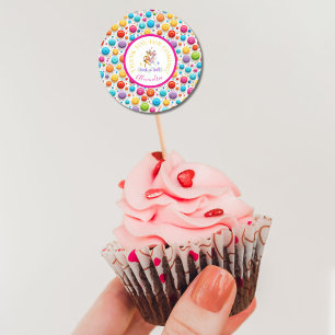 Schattige Woodland Dear Dancing Rock-n-Roll Paarse Ronde Sticker