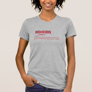 Schattige woordenboek betekent grillige moeder def t-shirt
