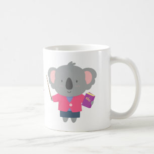 Schattige woordspeling humor Koala Beer Leraar Koffiemok