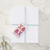 Schattige XOXO Valentijns Cadeaubijsluiter Cadeaulabel (Met Touw)