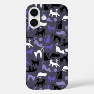 Schattige Yoga Schattigee Kattenhoudingen iPhone 16 Hoesje