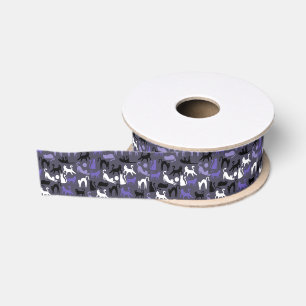 Schattige Yoga Schattigee Kattenhoudingen Grosgrain Lint